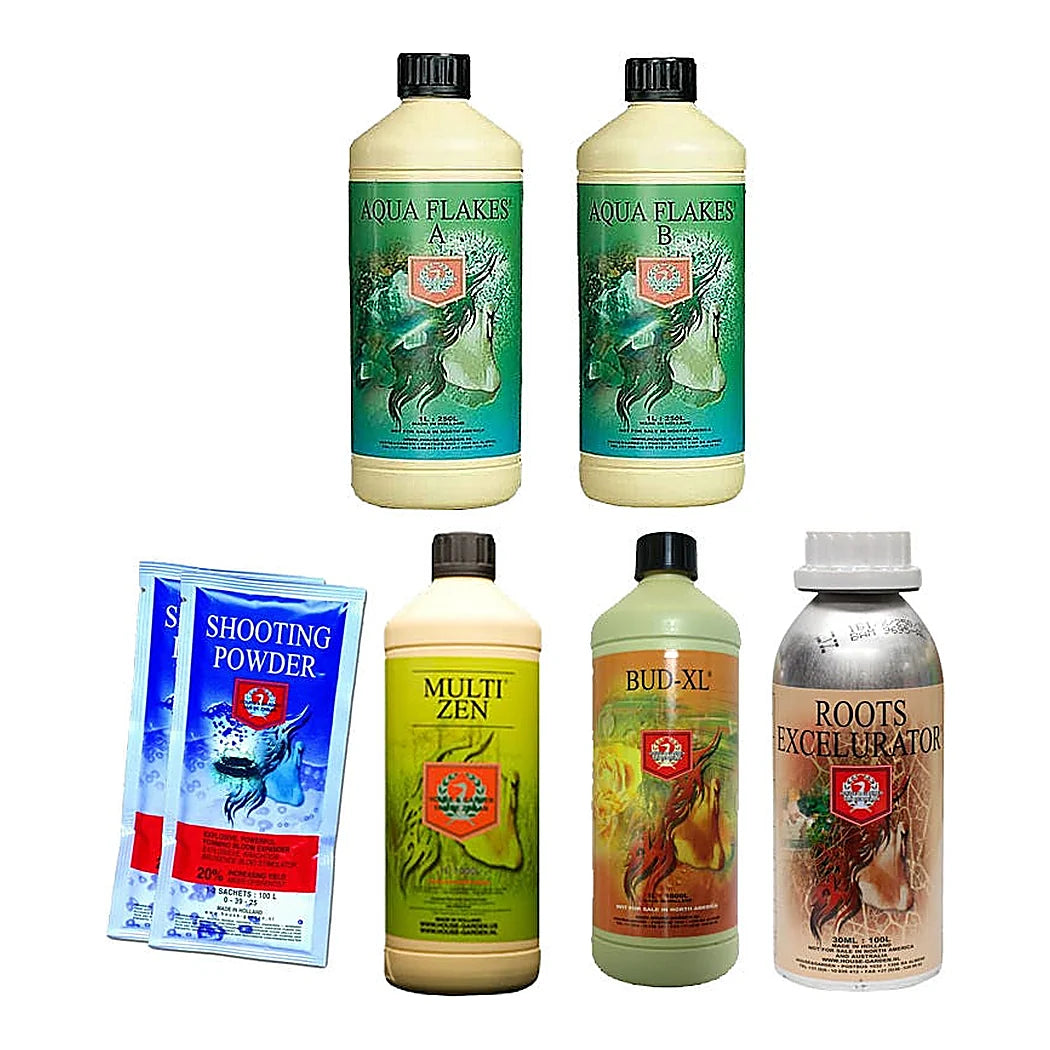 House & Garden Starter Kit Bundle (Hydro) - Hydro starter kit bundle bottles