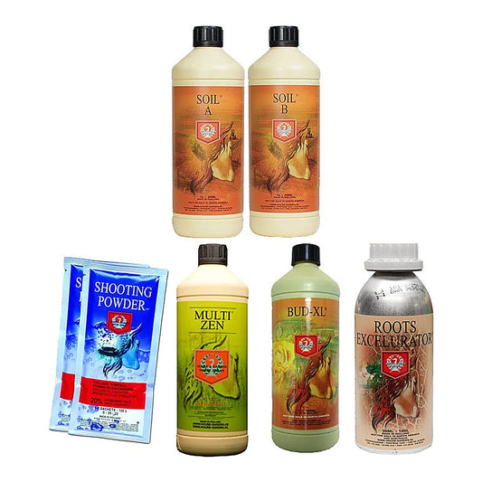 House & Garden Starter Kit Bundle (Soil) - Soil starter kit bundle bottles