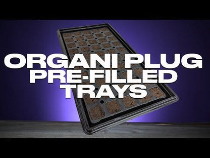 OrganiPlug Seed & Cutting Plugs - Pre-Filled Tray w/ 50 Plugs - Single, Case, and Pallet