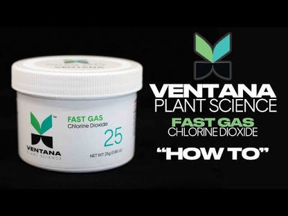 Ventana Plant Science - Chlorine Dioxide 25g Fast Release Deodorizing Gas (ClO2)