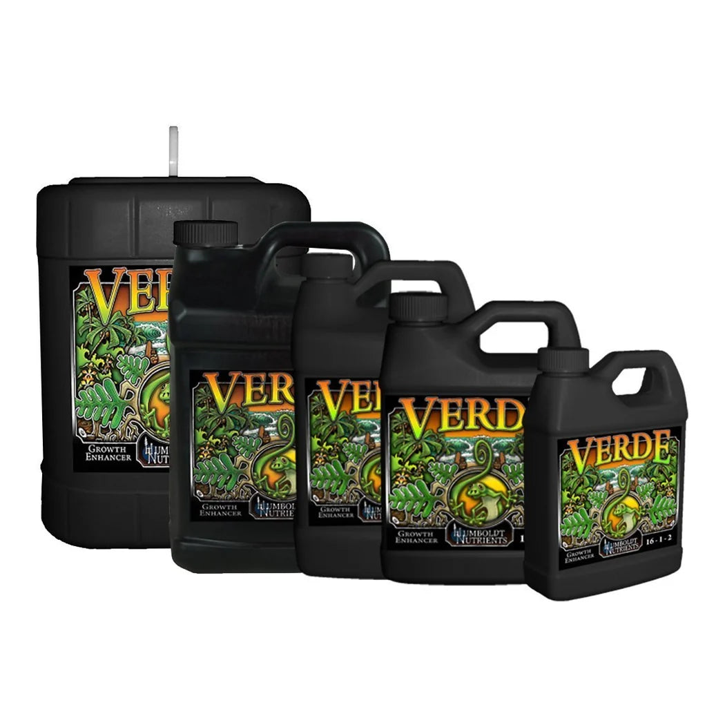 Humboldt Nutrients Verde 16-1-2 bottles and jugs in several sizes