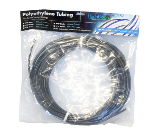 Hydro-Logic Tubing Black 3/8 inch - 50'