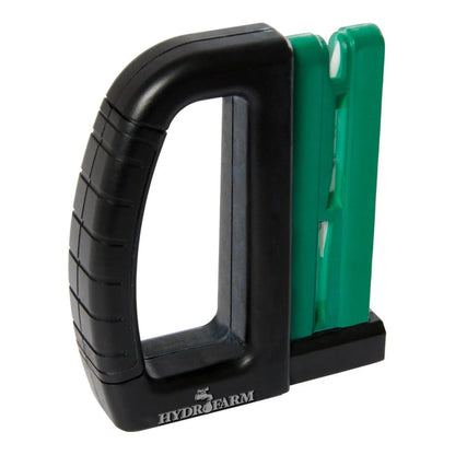 Hydrofarm Precision Pruner and Scissor Sharpener - sharpener, angled