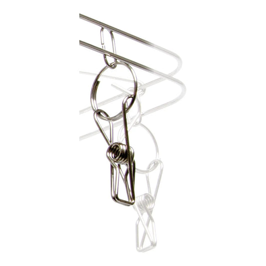 Hydrofarm StackIt Stainless Steel Drying Rack - hanging hook assembly