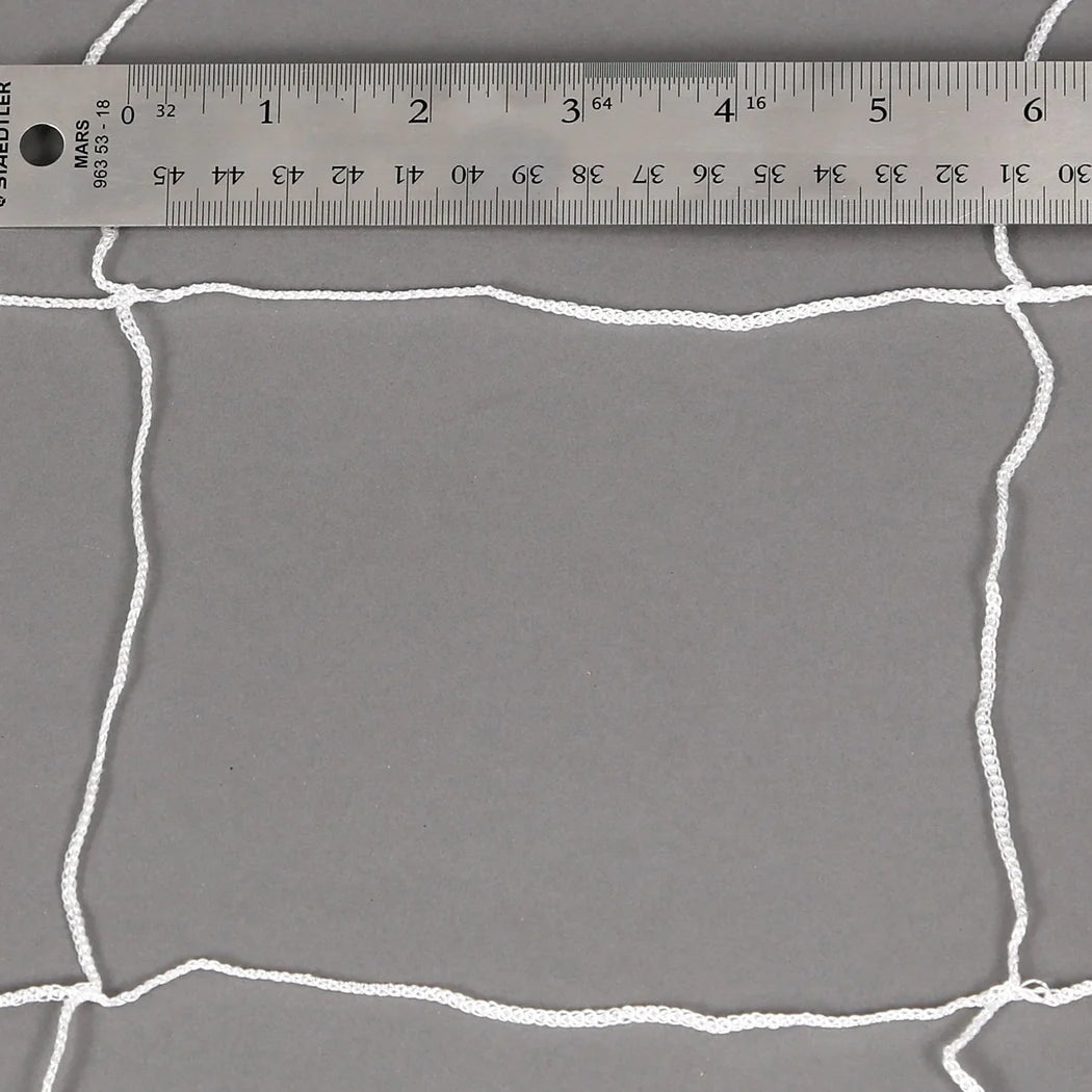 Hydrofarm Trellis Netting - 6" mesh detail with ruler