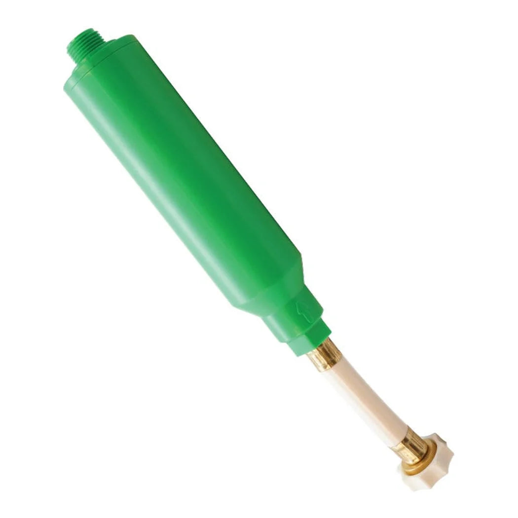 HydroLogic Gro Green garden hose water filter, 2 GPM 8000 gallon inline cartridge