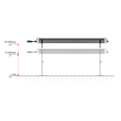 iLuminar Under Canopy Stand (Pair) Height Adjustments