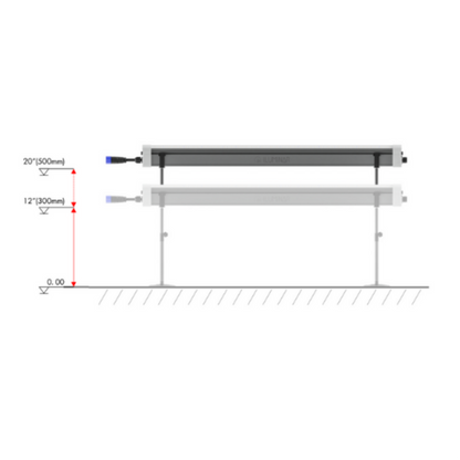 iLuminar Under Canopy Stand position