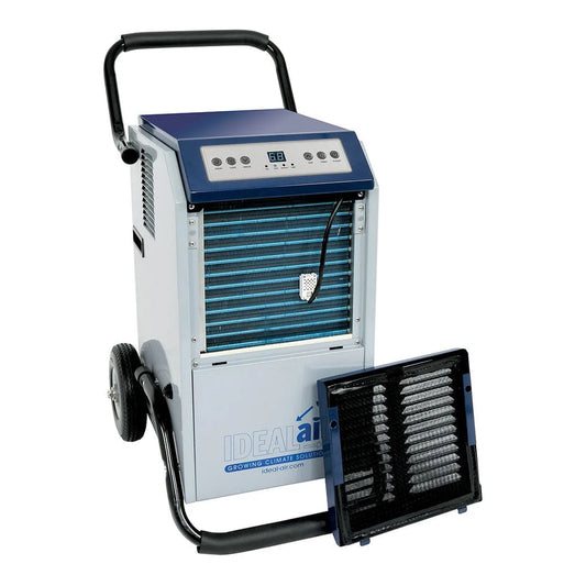 Ideal-Air Pro Series dehumidifier with the washable filter panel removed