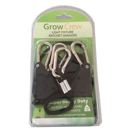 Common Culture Grow Crew 1/8 inch Ratchet Light Hanger (Pair)