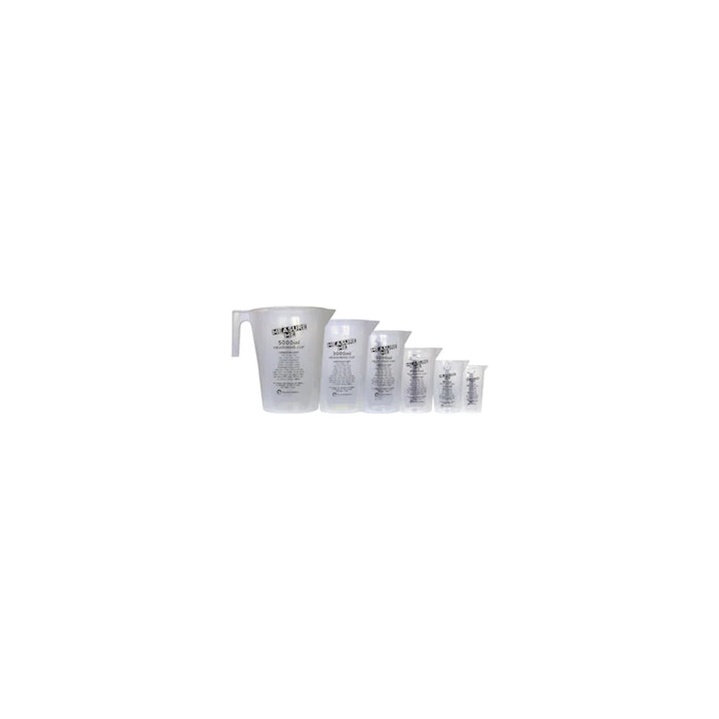 [DLW-GMC] Gro1 Measure Me measuring cups lined up from largest to smallest
