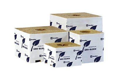 Grodan Gro-Block Improved GR22, Jumbo, 6 x 6 x 4, Case of 64