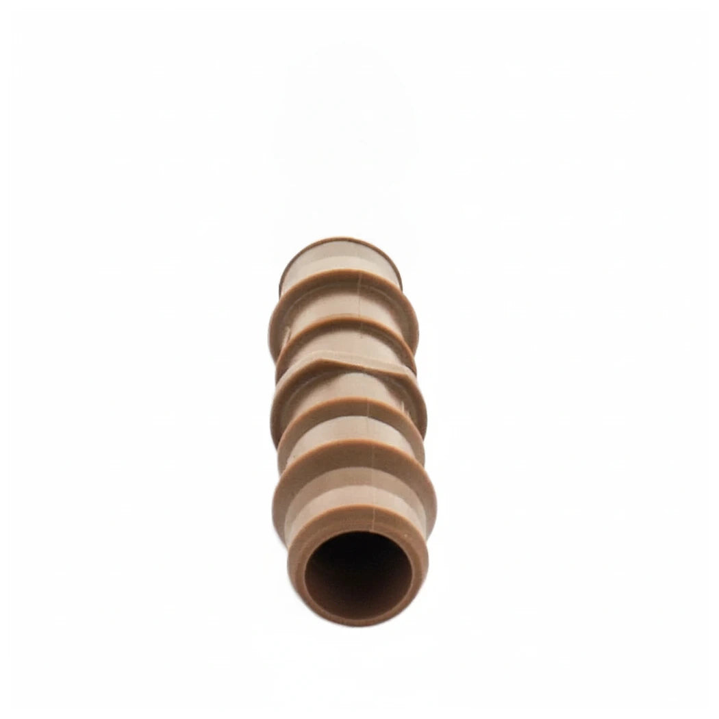 Netafim INSERT BARB CONN 16/17MM BROWN 25/BAG Front View