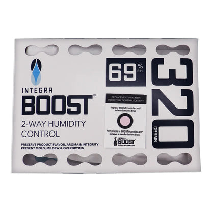Integra Boost 320g 69% RH 2-way humidity control pack with replacement indicator card