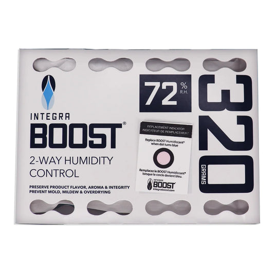 Integra Boost 320 gram 72% RH 2-way humidity control pack with indicator card