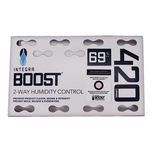 Integra Boost 420 gram 69% RH 2-way humidity control pack with indicator card