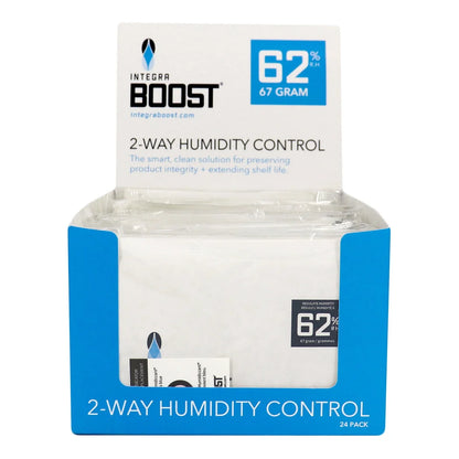 Integra Boost 67 gram 62% RH retail display box, 24 individually overwrapped packs