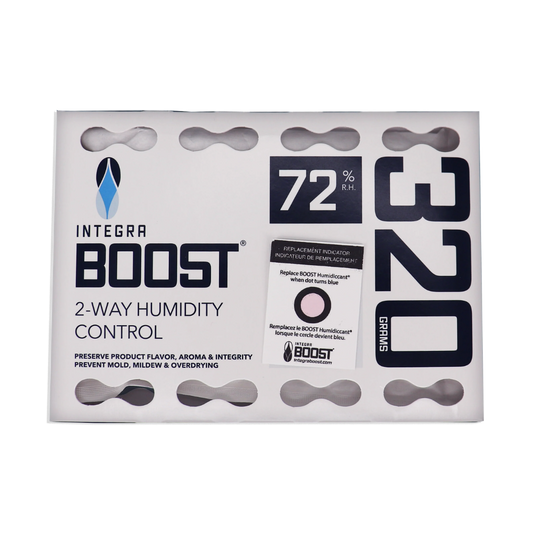Integra Boost 320g RH 72% Individually Overwrapped-Inl. HIC Card- 5 Pack Retail POP Display Sold As A Master Case Only - 40 Total Qty. Single