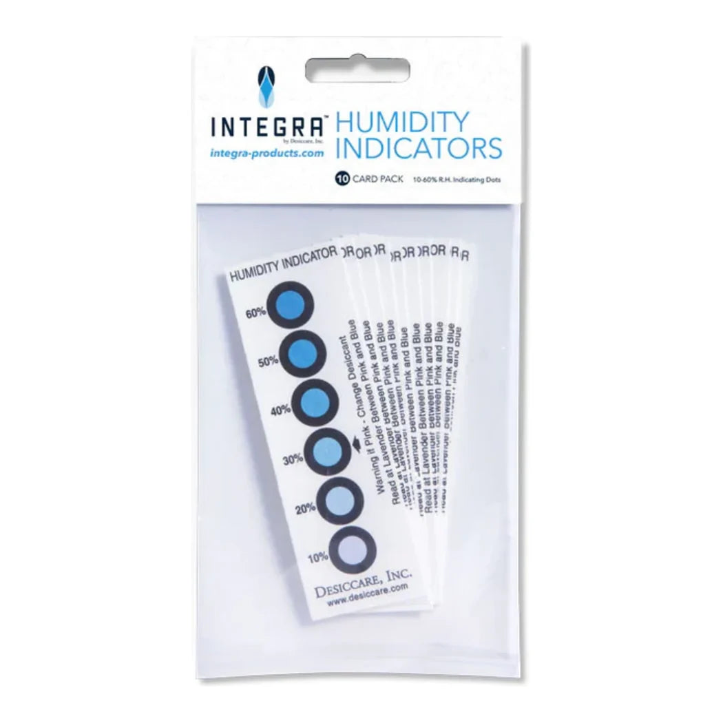 Integra Boost humidity indicating cards 10% to 60% RH, 10 card retail pack
