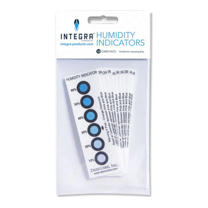 Integra Boost humidity indicating cards 10% to 60% RH, 10 card retail pack