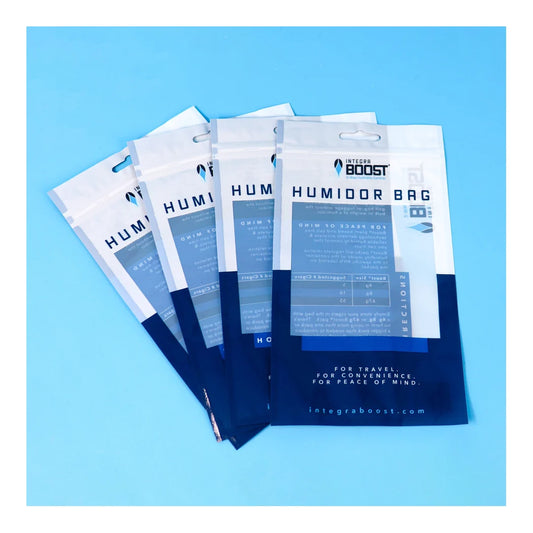 Integra Boost Humidor Bags, vertical shape resealable pouches