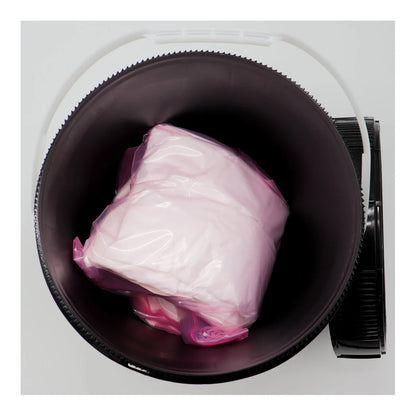 Integra Dry Bucket opened showing the 600g desiccant pouch inside