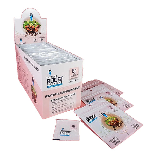 Integra Boost Terpene Essentials Beta-Caryophyllene 62% RH 4 g, retail display of 288 packs