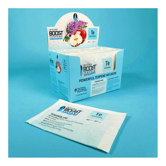Integra Boost Terpene Essentials Terpinolene 67g 62% RH retail display box