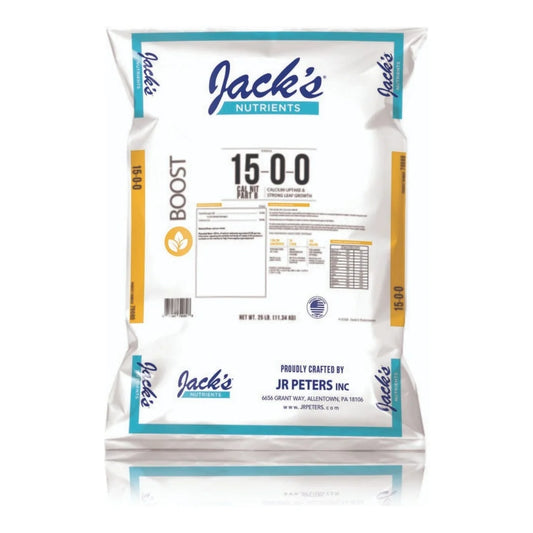 Jack's® Nutrients 15-0-0 Cal-Trate - 25lb BAG (with micronutrients) - Jack's 15-0-0 Cal-Trate, 25 lb bag