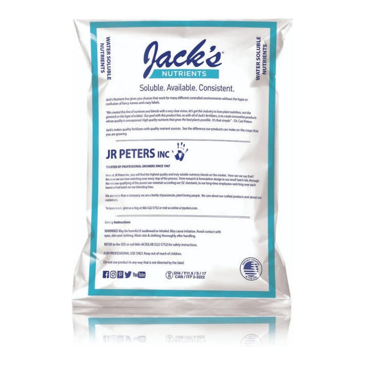Jack's® Nutrients 15-0-0 Cal-Trate - 25lb BAG (with micronutrients) - bag, reverse