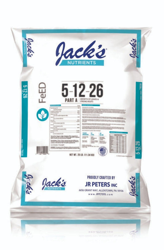 JACKS NUTRIENTS (JR Peters) 5-12-26 PART A FeED - 25LB Main Image