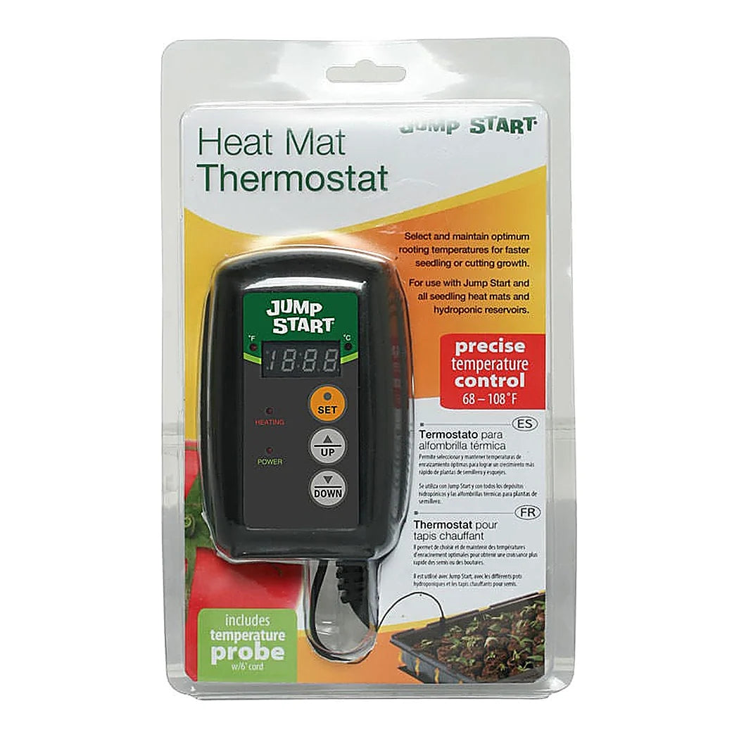 Jump Start Digital Temperature Controller Thermostat for Heat Mat - retail package