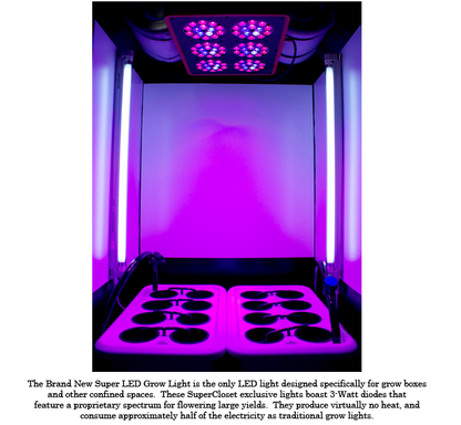 LED SuperStar - LED Stealth Grow Boxes