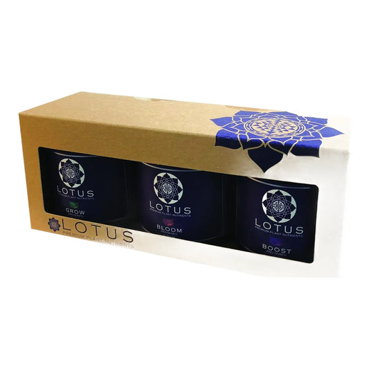 Lotus Nutrients Pro Series - Starter Kit - kit box with the three jars