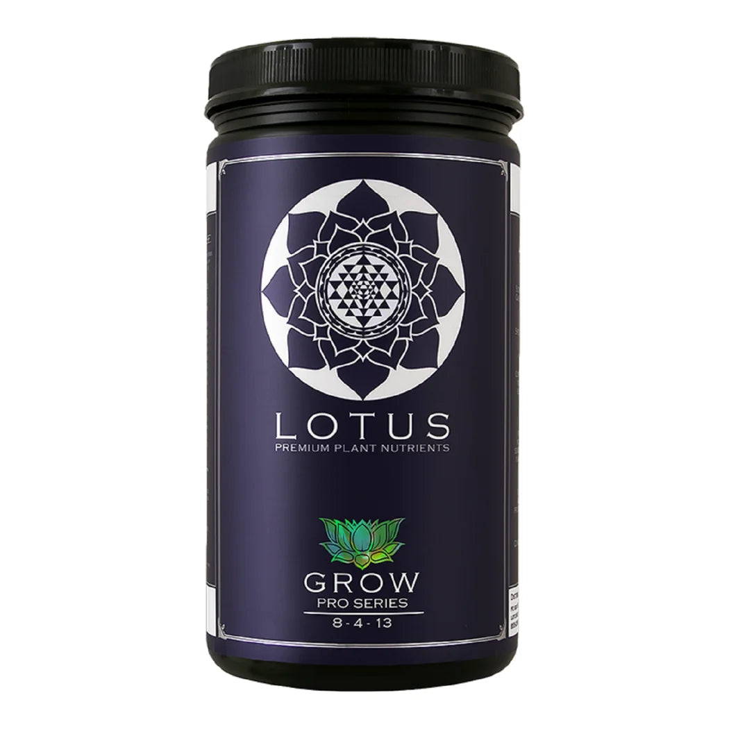 Lotus Nutrients Pro Series Grow 8-4-13 dry nutrient jar
