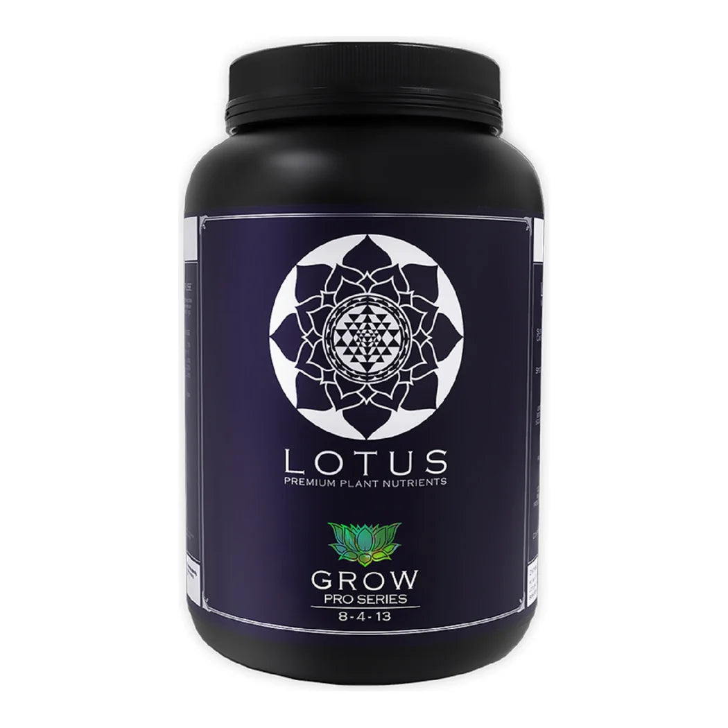 Lotus Nutrients Pro Series Grow 8-4-13, larger 64 oz jar