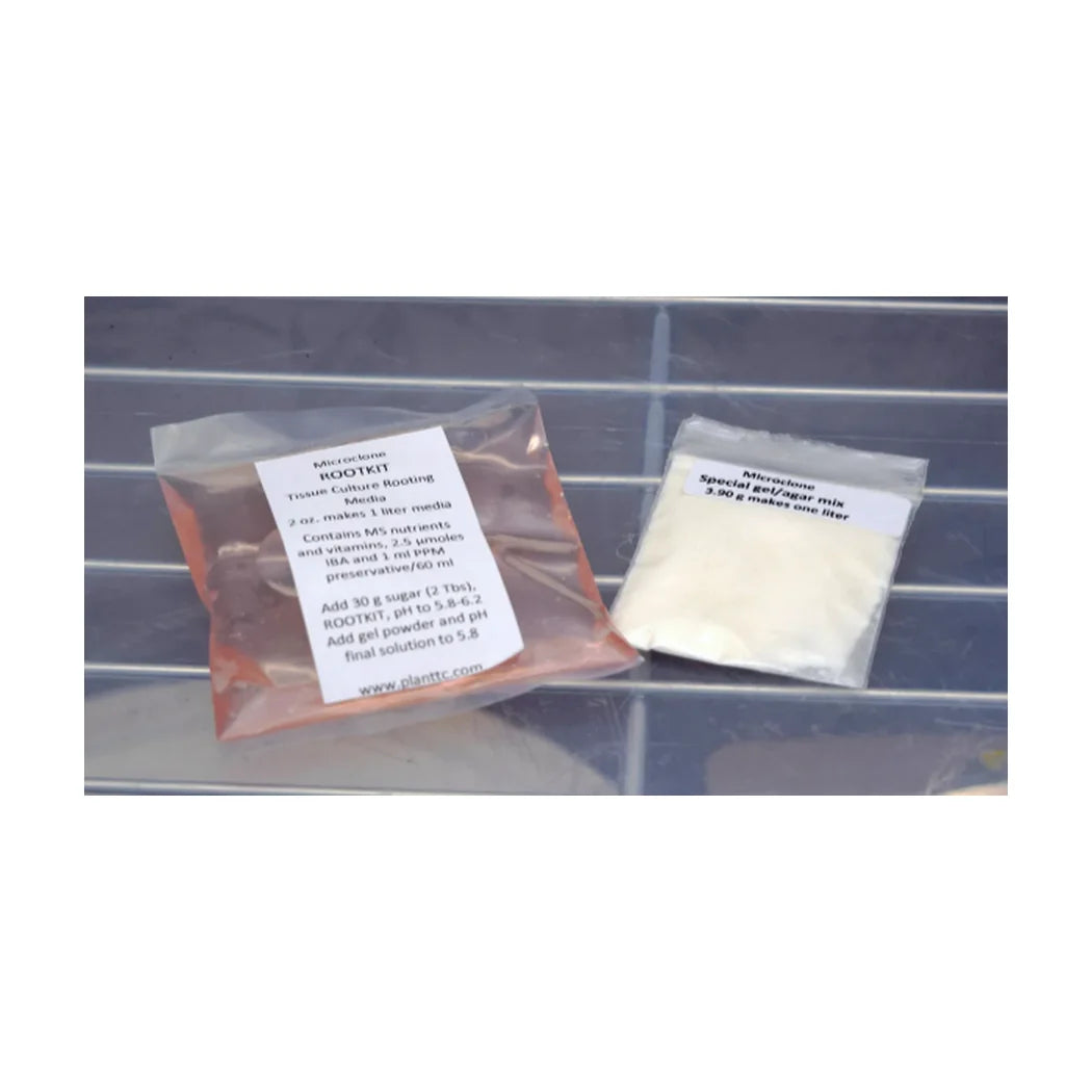 microCLONE ROOTKIT tissue culture rooting media, 2 oz makes 1 litre, with gel/agar mix