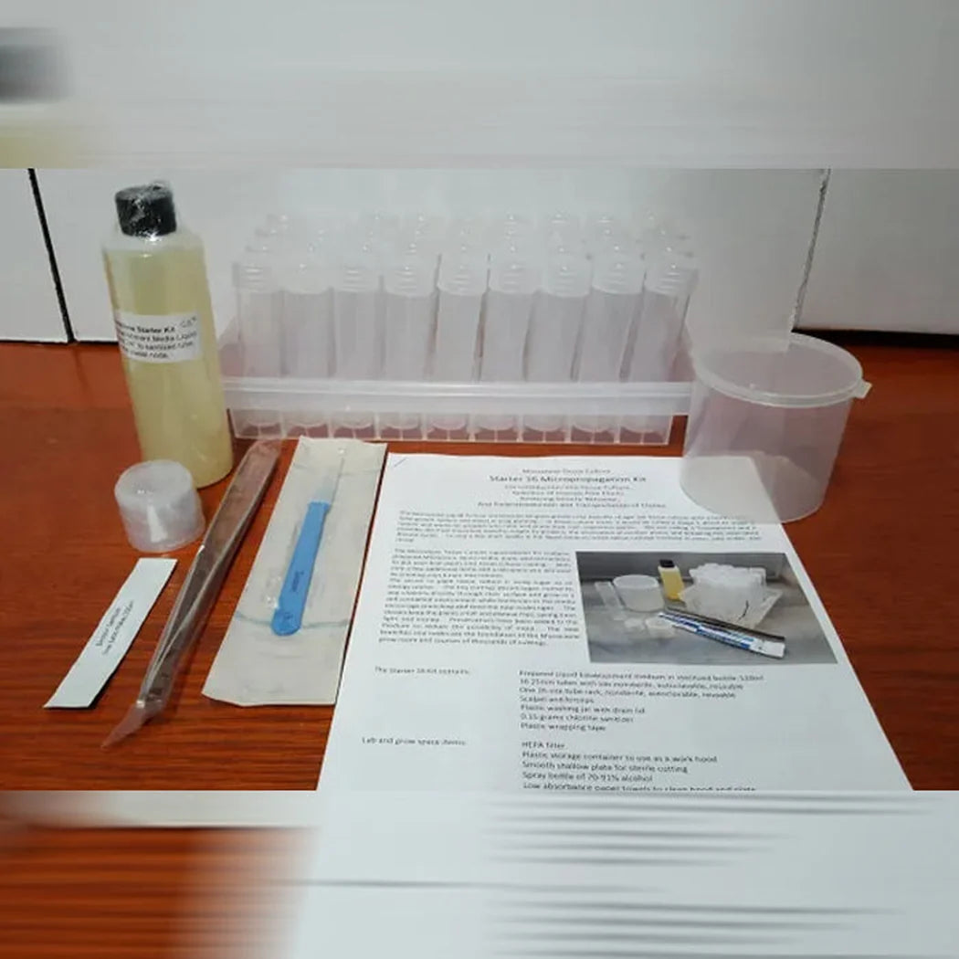 microCLONE Tissueponics Starter Kit 36 contents