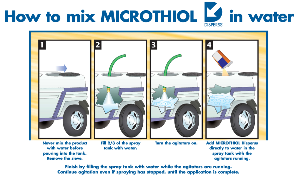 Microthiol Disperss - Micronized Sulfur - 30 Lbs How To