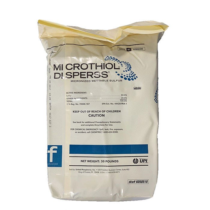 Microthiol Disperss - Micronized Sulfur - 30 Lbs Main Image