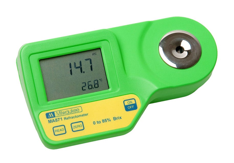 Milwaukee MA871 Digital Brix Refractometer - Accurate BRIX Measurement Main Image