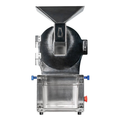 Mobius M60 mill, front view showing the milling chamber