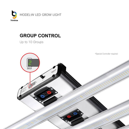 Group Control with up to 10 Groups