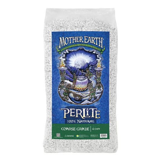Mother Earth Coarse Perlite - 4 cu ft (36/Plt) - 4 cu ft bag of coarse perlite