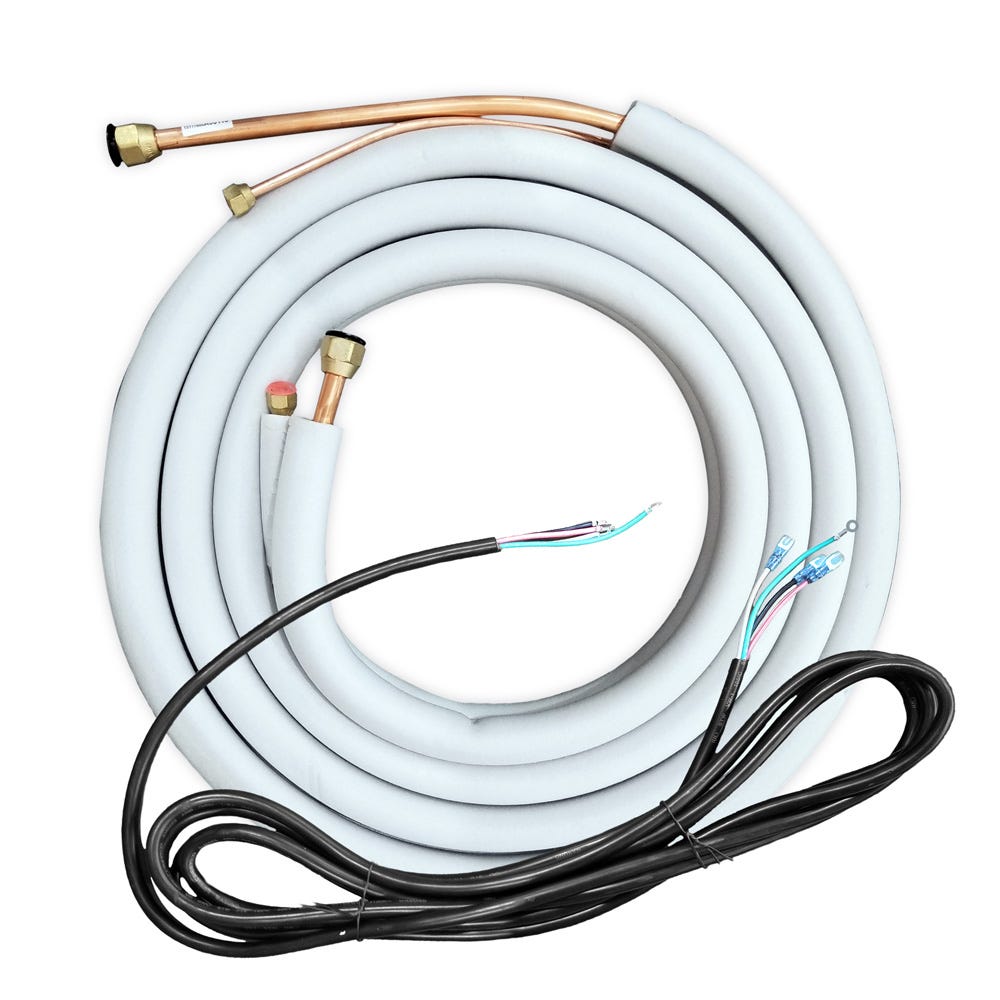 Mr.Coo. 16ft 3/8 x 5/8 Lineset for DIY 24K & 36K with connect Wires