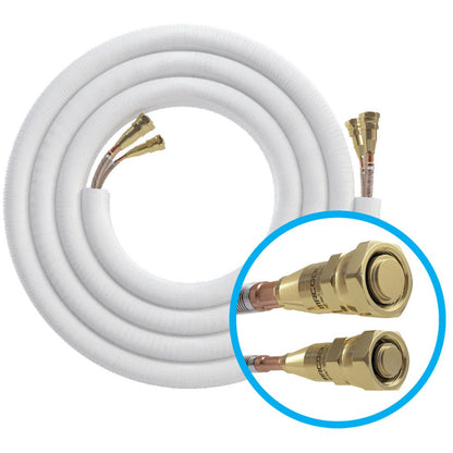 Mr.Coo. 16ft 3/8 x 5/8 Lineset for DIY 24K & 36K with connect closeup