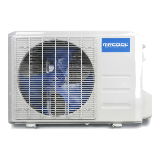 MRCOOL DIY 4th Generation E Star heat pump condenser outdoor unit front view