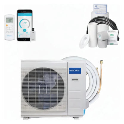 MRCOOL Olympus 24000 BTU ductless mini split included components remote smart controller and line set