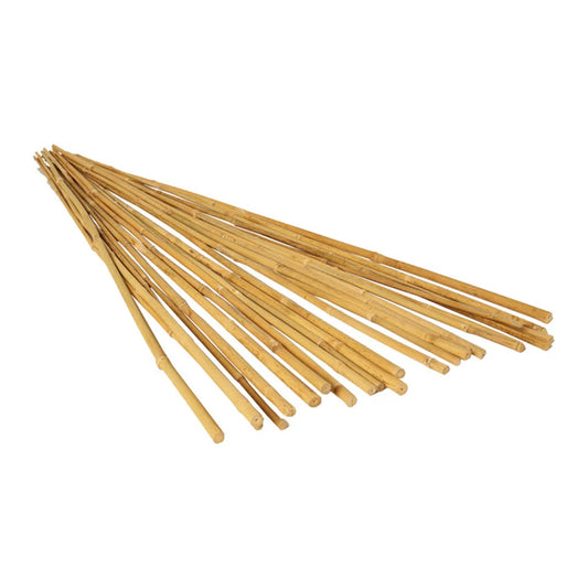 3ft natural bamboo plant stake, pack of 25, on a white background