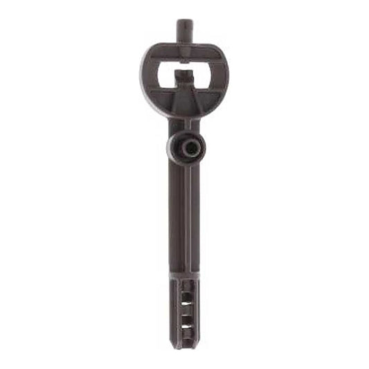 Netafim brown PC rod mount spray stake head, 7.9 GPH single spray pattern